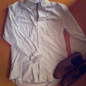 Men’s striped dress shirt